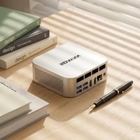 Mini PC MQR AMD R7 8745HS 16GB DDR5 512GB PCIe NVMe SSD Salida de Pantalla 4K WiFi6 Win11 Pro Linux Mini Ordenador de Escritorio Portátil