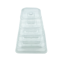 Support de présentation en plastique PET jetable à 9 niveaux pour macarons, sandwichs, chewing-gum, fête, assemblé en couches