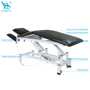 Mesa de Tracción Lumbar Eléctrica SONKLY, Camilla de Tracción Ortopédica para Fisioterapia, Cama de Tratamiento de Fisioterapia Cervical para Hospital - Product Image 3