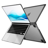 TPU PC Apple Mac book Air M2 Case 13.6 Inches Soft Frame Housses pour ordinateur portable antichoc avec coussin antidérapant et coins épaissir la conception
