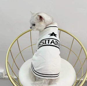Suéter de Alta Gama para Mascotas, Suéter para Perros y Gatos, Ropa de Marca, Suéter de Lana Tejida para Perros, Teddy Schnauzer - Product Image 4