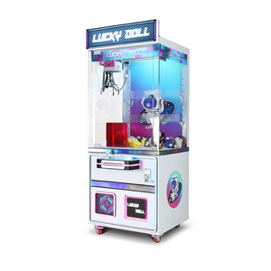 Grande machine à cadeaux pour enfants, à monnayeur et code QR, type grue à pinces pour boîtes mystères, snacks et peluches, avec joystick - Product Image 3