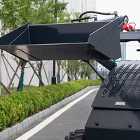 Minicargadora con Plataforma de Trabajo y Accesorios de Cambio Rápido para Trabajos de Construcción en Espacios Reducidos y Mantenimiento de Jardines