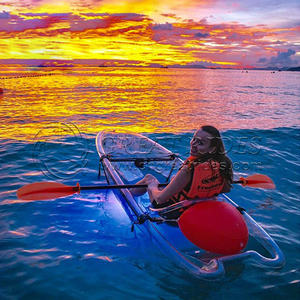 Nouveau design 1 personnes kayaks de pêche canoë et kayak 1 homme kayak gonflable avec pagaie et cadre en aluminium - Product Image 2