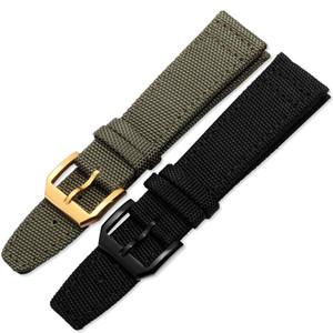 Bracelets de <span class=keywords><strong>montre</strong></span> en toile de nylon Bracelets de <span class=keywords><strong>montre</strong></span> 20mm Applicable au <span class=keywords><strong>bracelet</strong></span> de <span class=keywords><strong>montre</strong></span> pilote I-WC Cuir de vache 21 22 <span class=keywords><strong>Textile</strong></span> Portofin O Cuir - Product Image 3