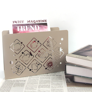 Porta Revistas Metálico Decorativo y Moderno con Diseños Personalizados para Libros, Periódicos y Revistas - Product Image 6