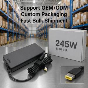Adaptateur secteur 245W 20V 12.25A à embout carré jaune pour Legion Pro 7 Slim 7i 9i RTX 4060 4070 4080 OEM SA10R16893 FHLPD200150 PD 3.0 - Product Image 1