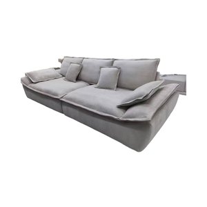 Aevum Modern Microfiber Fabric Sectional <strong>Sofa</strong> Reversible Chaise Square Set Upholstered Sponge Filling <strong>Sofa</strong> <strong>Bed</strong> for Living Room - Product Image 4