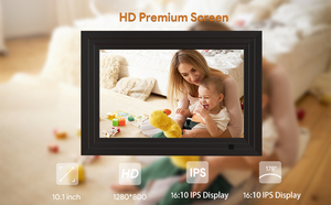 10 \ "nhựa khung ảnh kỹ thuật số tự động slideshow USB SD cho video hình ảnh đóng MP4 Video <span class=keywords><strong>MP3</strong></span> âm thanh <span class=keywords><strong>LCD</strong></span> Wifi kết nối - Product Image 5