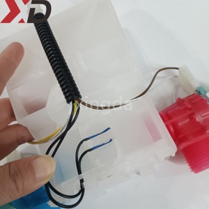 Vanne d'admission d'eau électrique W910010004 pour lave-linge, nouveau matériau, pièce d'accessoire de lave-linge à commande manuelle pour Whirlpool Amérique du Sud - Product Image 4