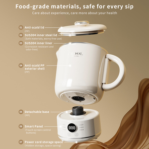 Nuovo Arrivo Bollitore Elettrico da 900ML con Spegnimento Automatico, Personalizzabile, per Uso Domestico - Product Image 4
