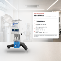 Viscosimètre de laboratoire tiers NDJ-8SPRO pour acheteurs en gros, 0,3-60 tr/min, broches standard n°1-4