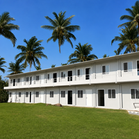 Villa Modulaire de Luxe Personnalisée et Démontable à 2 Étages, Maison Mobile, Micro-Maison, Préfabriquée, Conteneurs Préfabriqués