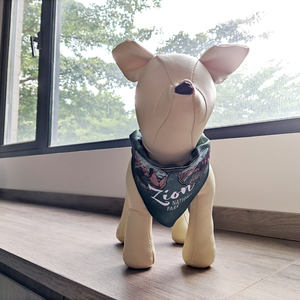 طقم جديد من الأوشحة المثلثة المطبوعة بالتسامي المخصصة للكلاب، مصنوعة من الكتان الناعم والقطن، مناسبة لحفلات عيد الميلاد، تمنح الراحة والبرودة، متوفرة بالجملة - Product Image 6