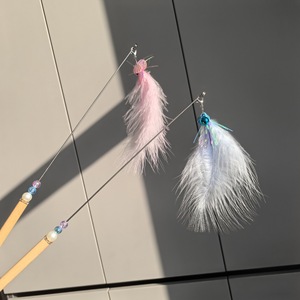 <strong>Cat</strong> Teaser Stick Interactive Funny Feather With Bell Sucker <strong>Cat</strong> Stick Toy Kitten Playing Teaser <strong>Wand</strong> Toys for <strong>Cats</strong> - Product Image 6