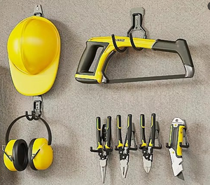 Crochets résistants <span class=keywords><strong>à</strong></span> la rouille pour suspendre des vélos, des outils ménagers et des outils de rangement mural, crochets métalliques et outils d'organisation murale - Product Image 1