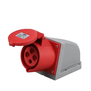 Prise industrielle CEE IEC UK avec contacts en cuivre, boîtier en nylon, indice de protection IP67, 6A 10A 3P+N+E, borne de batterie automobile - Product Image 4