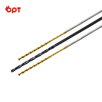 Forets HSS haute performance OPT pour métal, nitride de titane, tige droite, garantie 3 ans, finition oxyde noir, durables