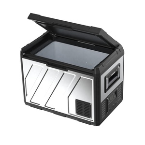 Refrigerador y Congelador Portátil de 60L para Camping, 12V/24V, con Energía Solar, Compresor de Plástico ABS y Aluminio, Fabricante de Hielo - Product Image 4