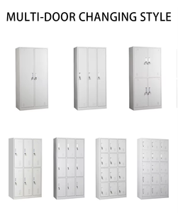 Hiện đại 6-cửa thép Tủ hồ sơ freestanding dọc tủ quần áo với kim loại lưu trữ cho phòng khách hoặc bệnh viện - Product Image 4
