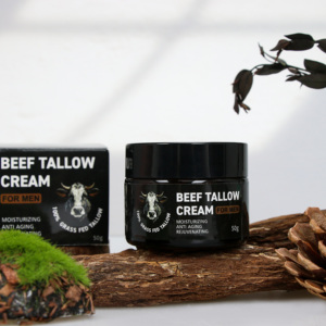 Han Linger, marque privée, logo personnalisé pour hommes, crème de soin du <span class=keywords><strong>visage</strong></span> au suif de boeuf, hydratante anti-âge pour peau adulte pour un usage quotidien - Product Image 6