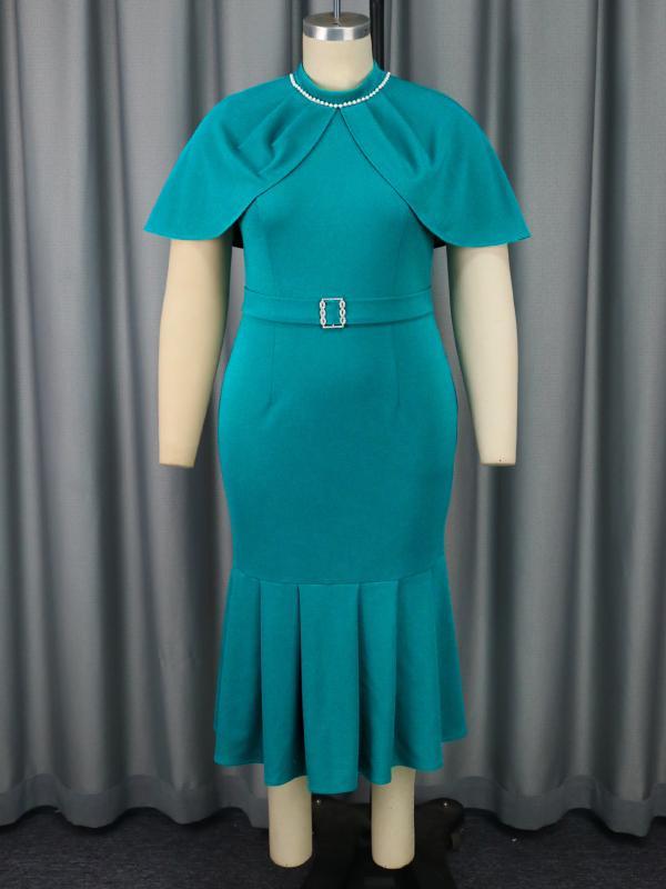 knee length church dresses Latest Womens Summer Solid Color Elegant Simple Women Ladies Office Dress highlight-comfort-stretch
