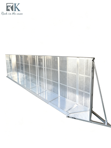 Barrera de Control de Multitudes de Aluminio Ligero, Barrera Antiexplosión para Partidos de Fútbol, Fácil de Instalar - Product Image 1