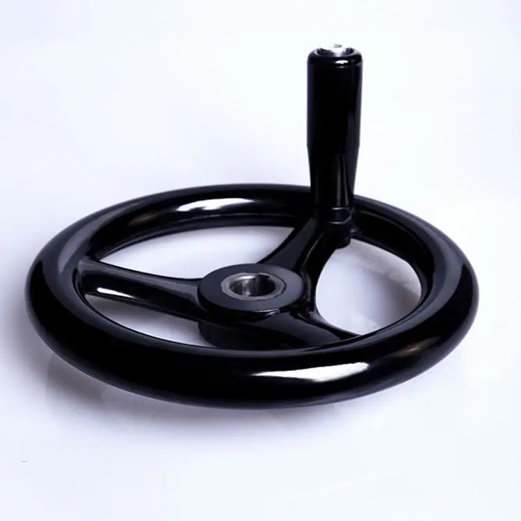 High Quality Cast Iron Valve Round Flange Black Bakelite Handwheels