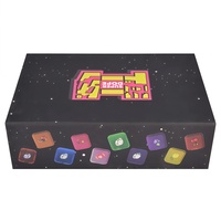 Boîte cadeau en carton en forme de livre, design personnalisé, avec fermeture magnétique, auto-assemblante, jetable, service OEM disponible