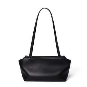 Bolso de Hombro de Piel de Cordero Genuina de Primera Calidad, Elegante Estilo Terrace Row, Bolso de Mano Vintage Francés para Mujer - Product Image 1