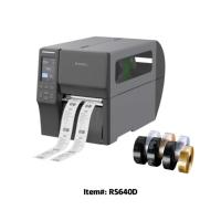 Printer Label Pakaian Termal Industri 600DPI Dual-Row WiFi Nirkabel Kompatibel Windows/Mac Barcode Pita Satin