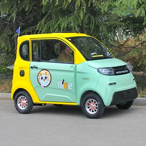 Kleines Fahrzeug reines geschlossenes Elektrofahrzeug zweisitzer 4-Rad-Mini-Elektroauto für Erwachsene