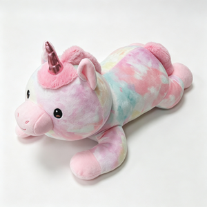 Peluche de Unicornio Tie Dye Personalizado, Almohada de Peluche, Relleno de Algodón PP, Tamaño 31-50cm, Unisex, Decoración de Halloween - Product Image 5