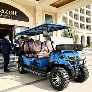 Voiturette électrique 4+2 places pour hôtel et complexe hôtelier, véhicule à faible vitesse avec auvent, batteries sans entretien 60V - Product Image 5