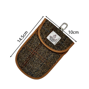 Pochette Faraday en tissu de <span class=keywords><strong>laine</strong></span> pour clés de voiture, boîte de sécurité anti-interférence pour télécommandes de voiture, vente en gros OEM - Product Image 2