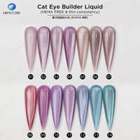 Gel de construction magnétique effet œil de chat lisse en bouteille, compatible LED et UV, pour ongles, fournitures de salon de manucure