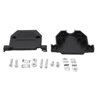 Connecteur de soudure DB44 D-SUB 3 rangées 44 broches avec coque en plastique noir pour atelier de programmation ECU