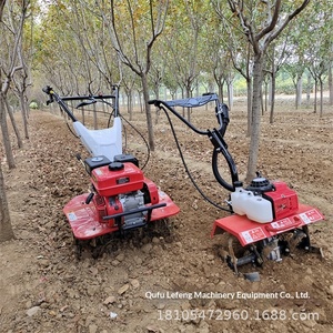 Micro-motoculteur à quatre roues motrices, autopropulsé, pour le travail du sol dans les serres, avec fonction de creusement de fossés, à essence. - Product Image 2