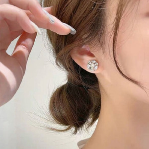 Diamanti coreani Solid 14k placcato oro zirconio magneti gioielli Clip su <span class=keywords><strong>orecchini</strong></span> Non forati per <span class=keywords><strong>orecchini</strong></span> da donna <span class=keywords><strong>con</strong></span> magneti - Product Image 4