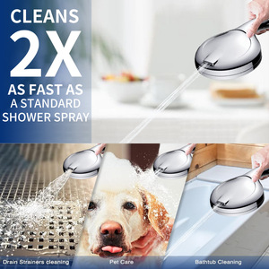 <span class=keywords><strong>Robinet</strong></span> de baignoire encastré Home avec fonction de levage <span class=keywords><strong>Adaptateur</strong></span> de <span class=keywords><strong>robinet</strong></span> de sortie avec pommeau de douche inclus - Product Image 3