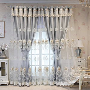 Châu Âu sang trọng thêu Rèm mới đôi dày Sheer cho phòng ngủ hoặc phòng khách cho khách sạn <span class=keywords><strong>Windows</strong></span> - Product Image 2