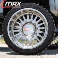 Jantes de camion forgées Super Single à déport profond 24x14 26x14 28x16 8x6.5 8x165.1 pour Dodge Ram 2500 3500 et Chevrolet Silverado 3500