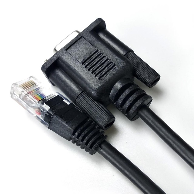 Serial Console Cable Rj45 Cat5 Rs232 Db9 Ethernet Port Routers Network Adapter Female Cable for cisco Switch Router