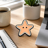 Broche personnalisée en émail souple en forme d'étoile mignonne, style Kawaii, en alliage de zinc, vente en gros OEM, directement de l'usine
