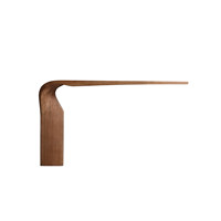 Console murale moderne minimaliste en bois de frêne haut de gamme, écologique, facile à assembler, ultra-étroite pour couloir, hall d'entrée