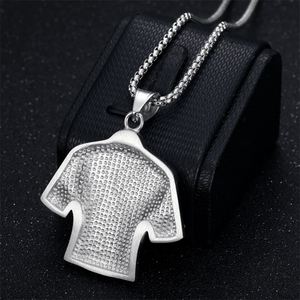 Collar de Joyería Hip Hop con Diamantes Completos, Collar con Colgante de Camiseta de Fútbol MESSI 10 - Product Image 6