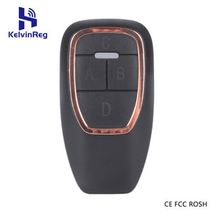 Nhà Máy Bán buôn 433Mhz không dây điều khiển từ xa học tập mã 4 nút <span class=keywords><strong>RF</strong></span> <span class=keywords><strong>transmitter</strong></span> cho cửa nhà để xe Opener từ xa - Product Image 3
