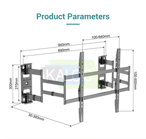 Kaloc Oem Odm Eight Arms Led Tv Soporte de pared Soporte de montaje giratorio e inclinable Soporte de montaje en pared para Tv Soporte de montaje en pared ajustable 65 - Product Image 2