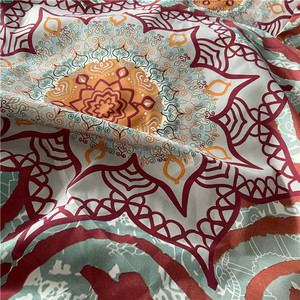 México diseño pigmento Impresión de China, venta al por mayor de flores de tela de sábana para textiles ropa de cama conjunto - Product Image 3