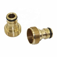 Connecteur de robinet universel 3/4 "filetage mâle adaptateur de tuyau d'agriculture raccord de tuyau d'eau robinet de lavage de voiture connecteur rapide 1 pièces